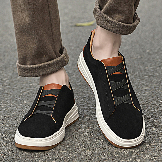 Men's Suede Outdoor Casual Shoes Soft-Soled Trendy Loafers