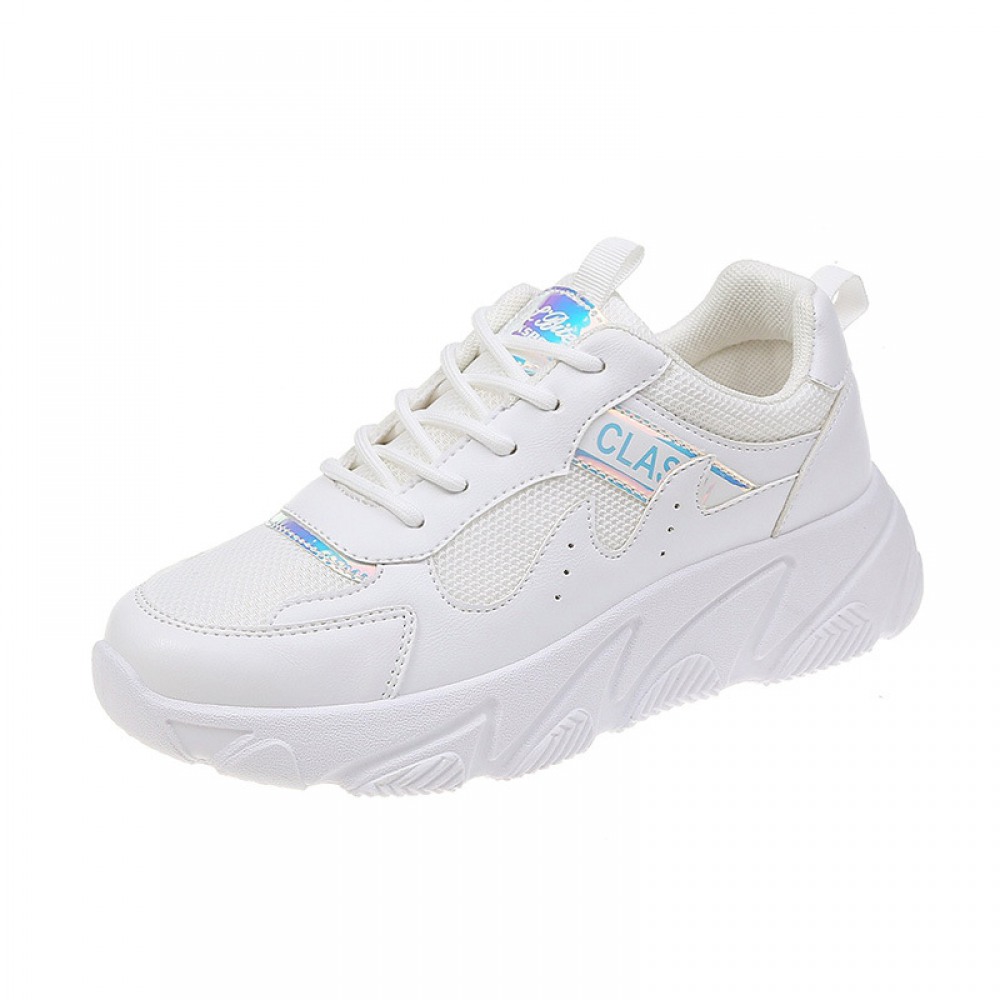 Women's New Breathable Sports Shoes Students Flat Bottom Running Casual Shoes